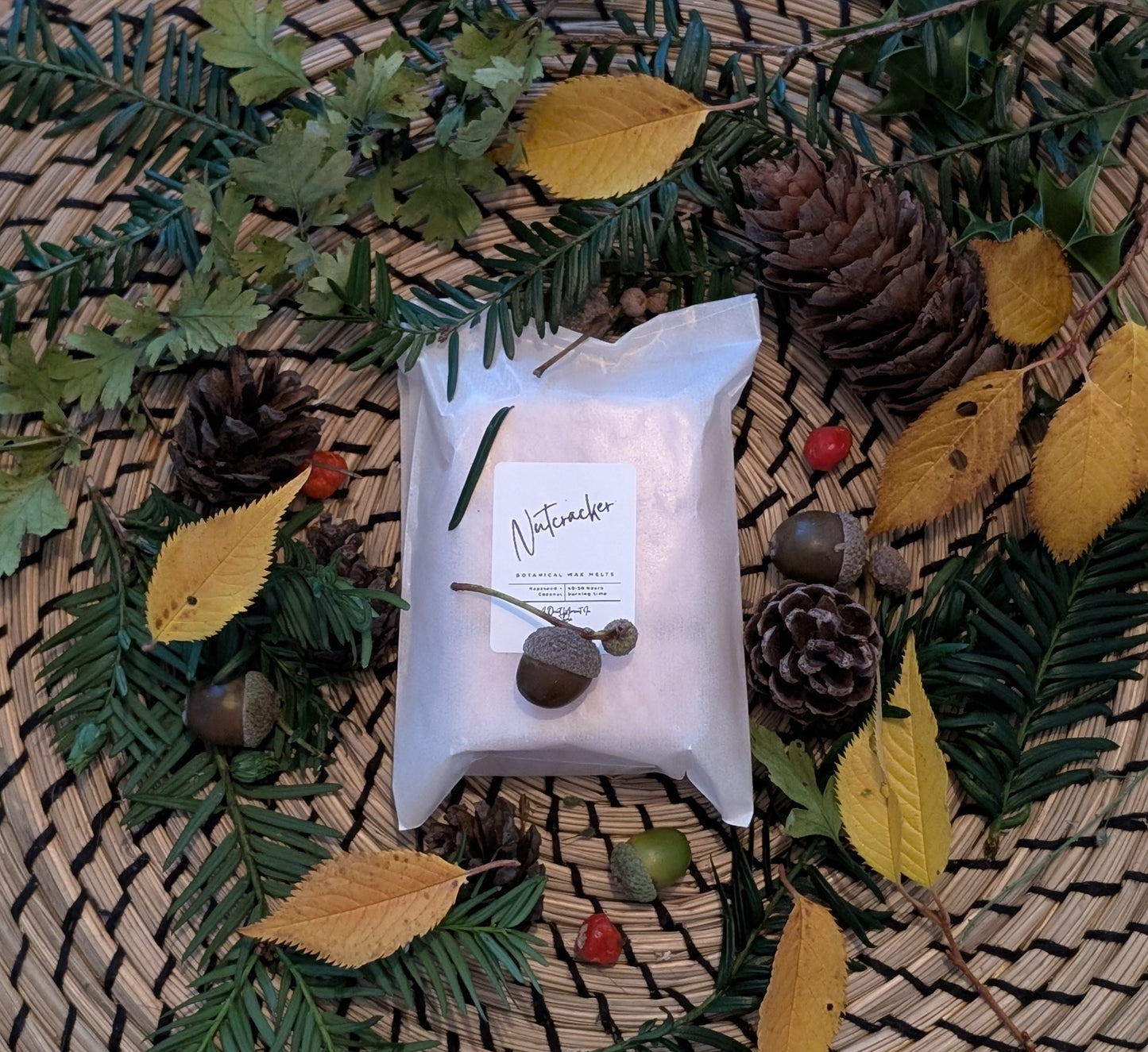 Nutcracker Wax Melts – Roasted Nuts, Vanilla & Warm Spice | Rapeseed & Coconut Wax