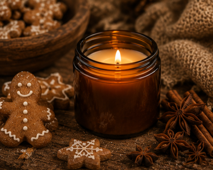 Gingerbread Candle
