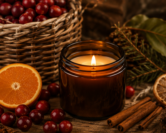 Cranberry, Orange & Cinnamon Candle